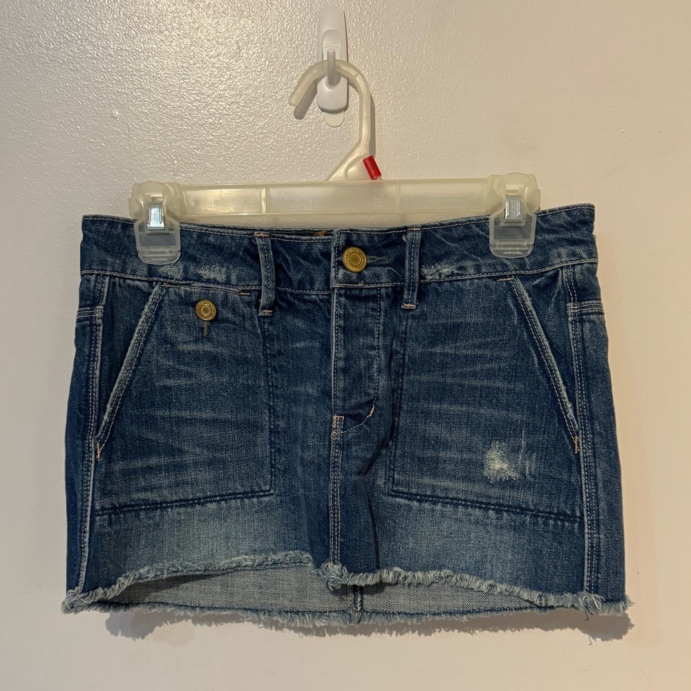 American Eagle Outfitters Dark Blue Jean Skirts